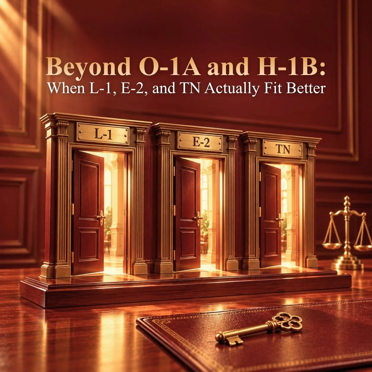 Beyond O-1A and H-1B: When L-1, E-2, and TN Actually Fit Better